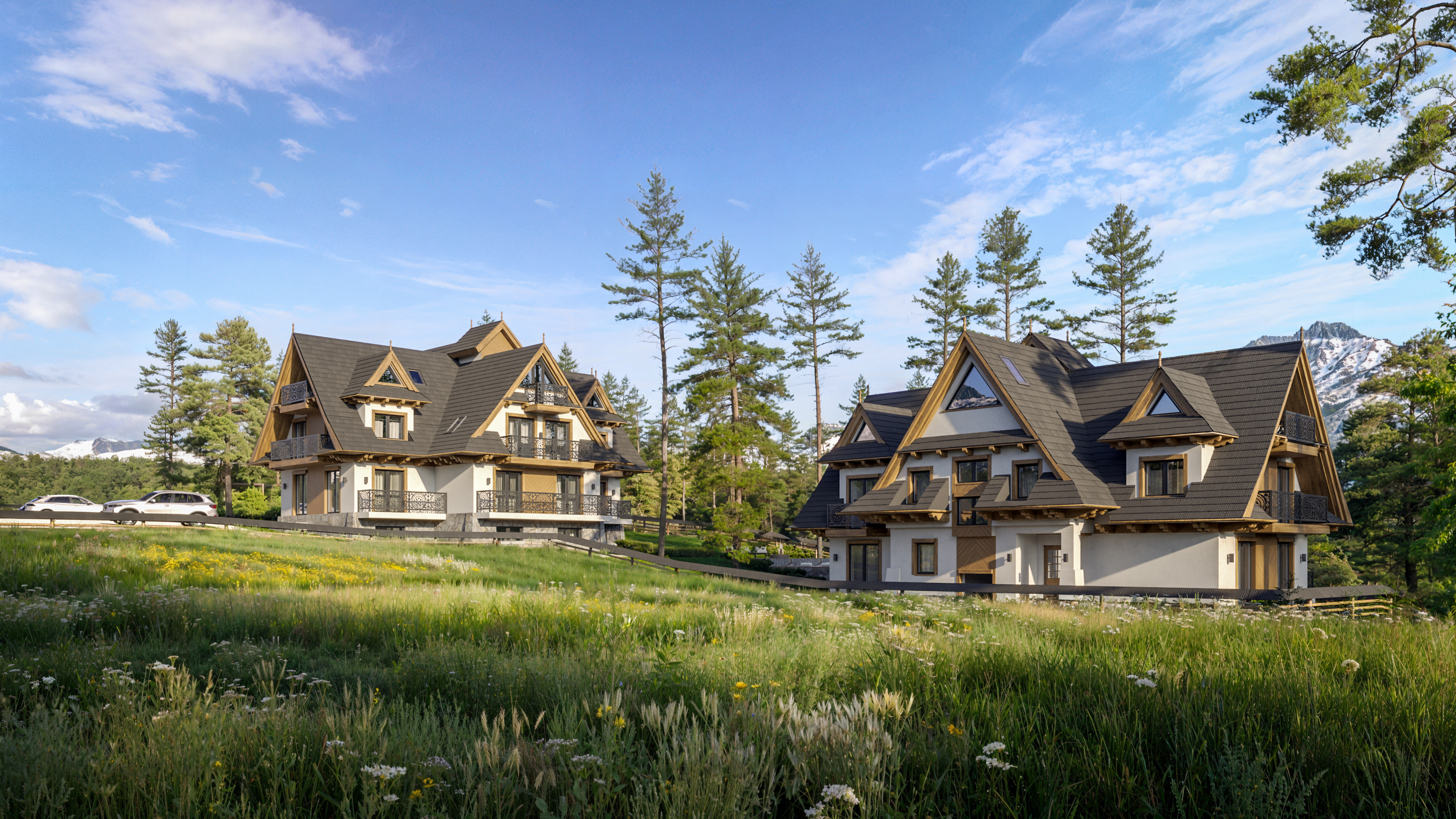 Wizualizacja obiektu — lato