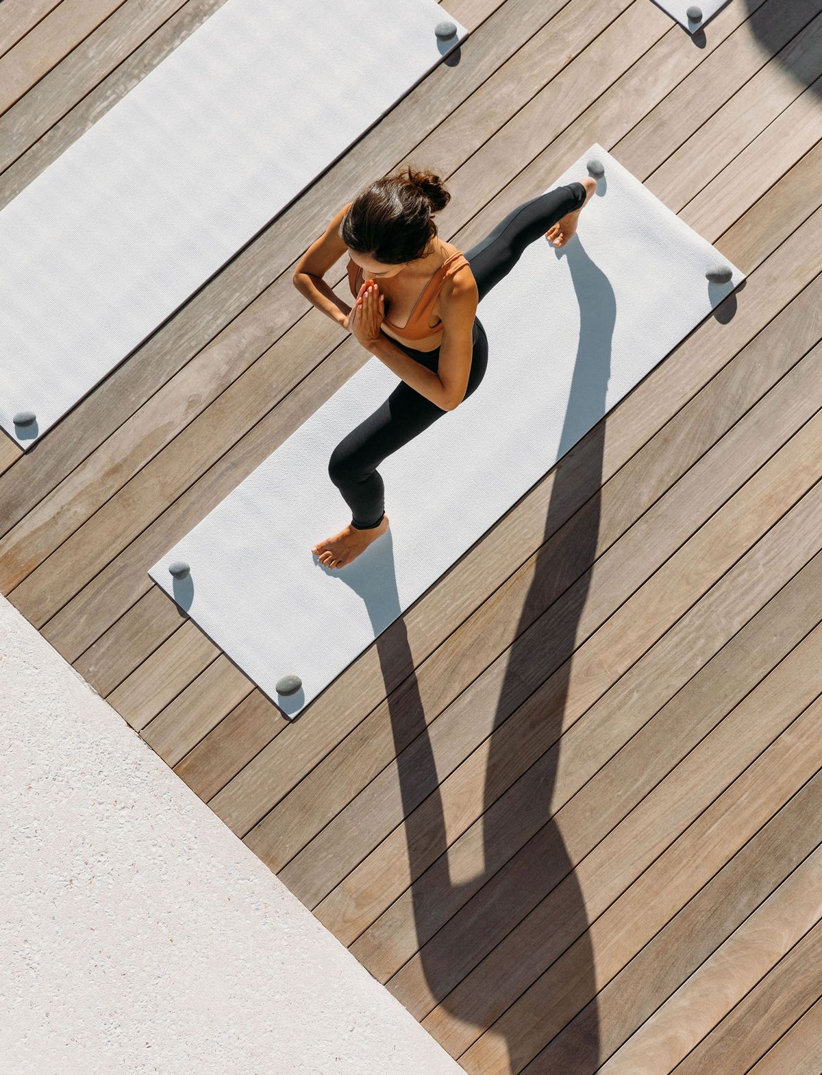 Strefa wellness — joga na tarasie